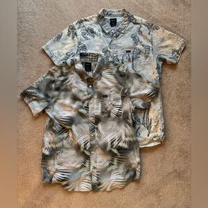 RVCA Hawaiian aloha shirt bundle